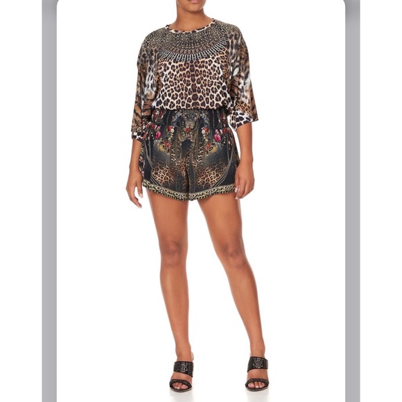 Camilla Shirred Waist ShortGothic Goddess